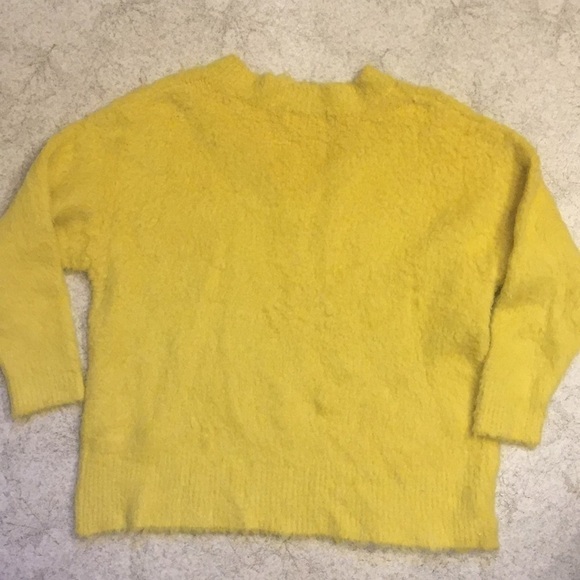 Anthropologie Simone V Neck Yellow Sweater - Picture 11 of 12